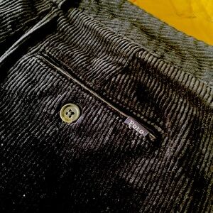 RLP Slim Fit Stretch Skinny Corduroys women’s size 28/youth 18, in black